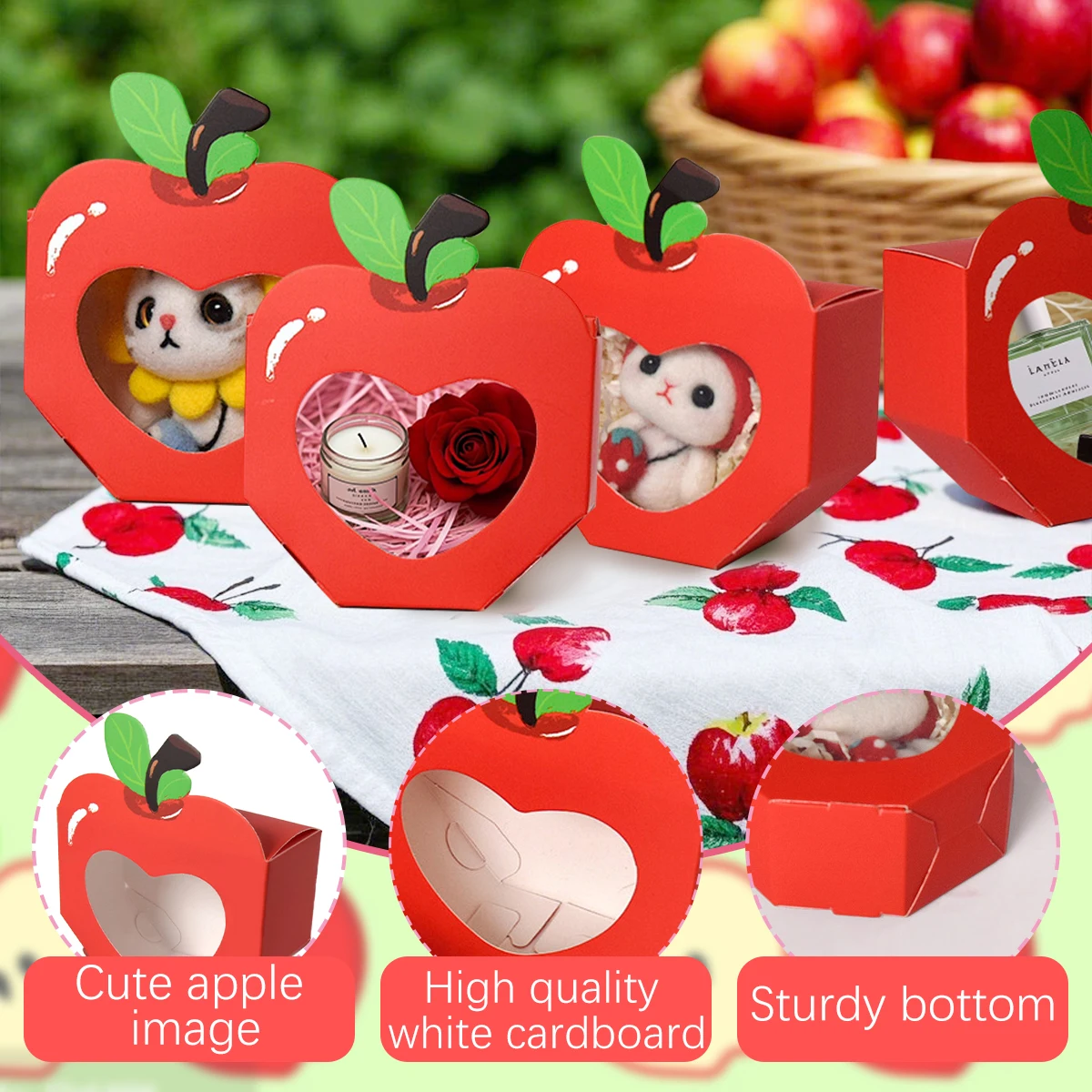 Event Party Box - 10/20 Pezzi Scatole Regalo a Cuore