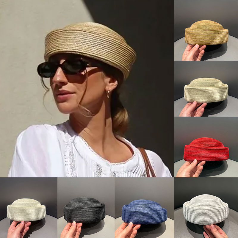 Paper Straw Color - Nuovo Cappello Estivo Artigianale in Paglia