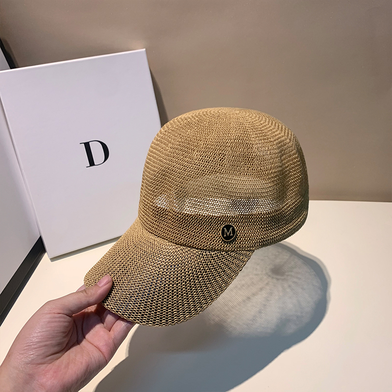 Paper Straw Color - Berretti da baseball traspiranti casual da