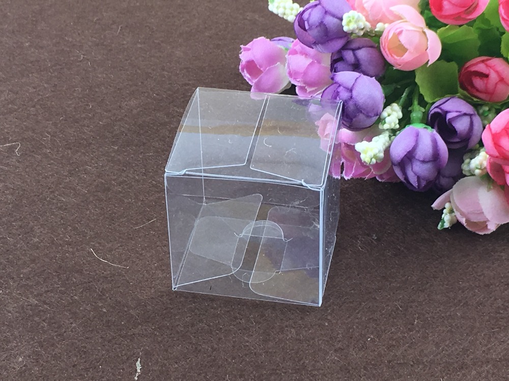Event Party Box - 50 pz 9*9*9 cm plastica trasparente