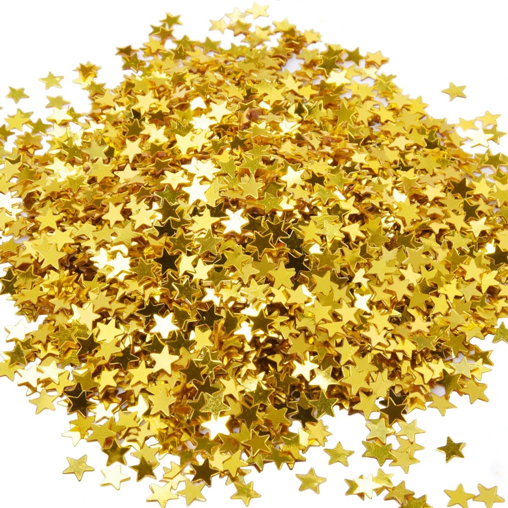 Confetti Cannon Tube - Coriandoli a Forma di Stella con