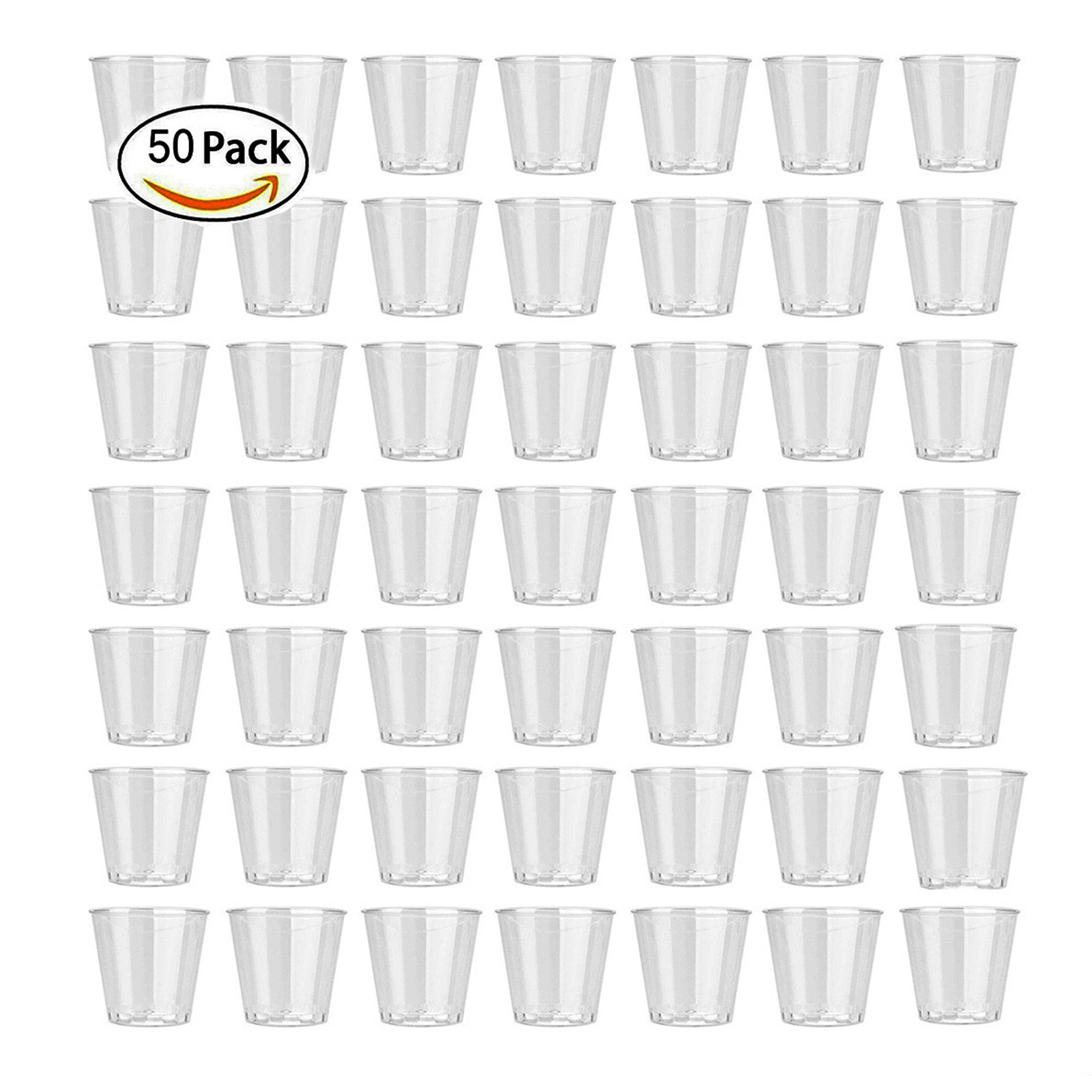 Plastic Cup 50Pcs - 50 pz 30 ml Nuovo Usa