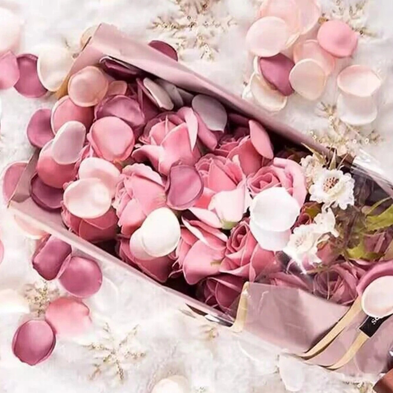 Confetti Cannon Tube - 100 pz Seta Fiore Artificiale Petali