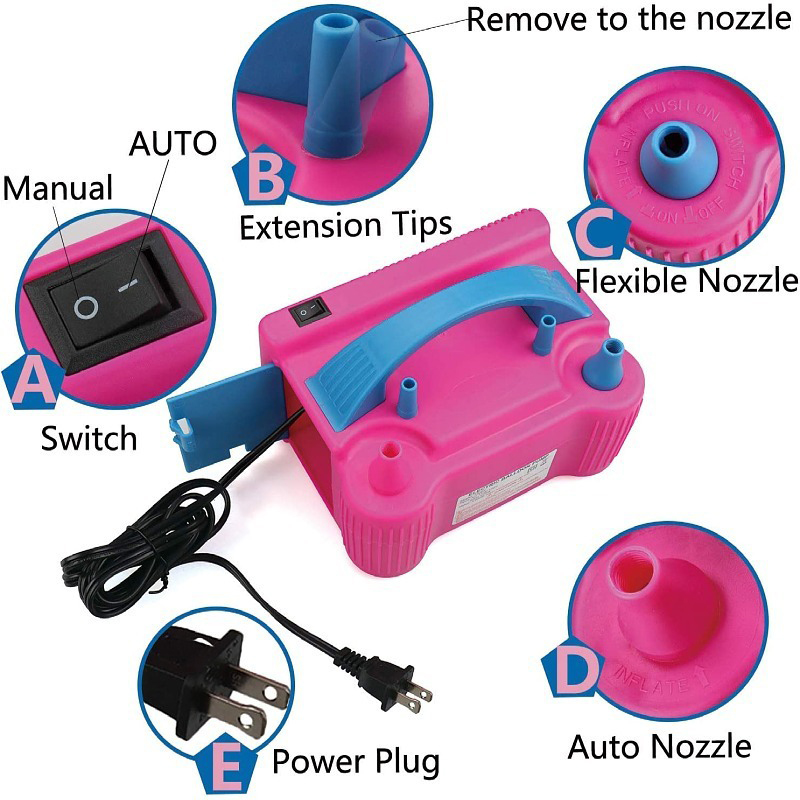 Balloon Pump Hand - 1 pezzo, pompa d'aria elettrica gonfiabile