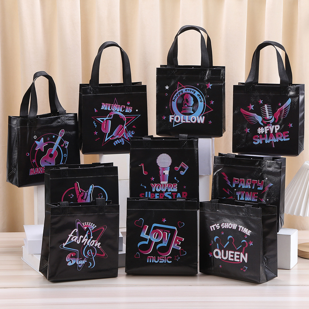 Event Party Shop - 10 pezzi neri Let's Rock Music