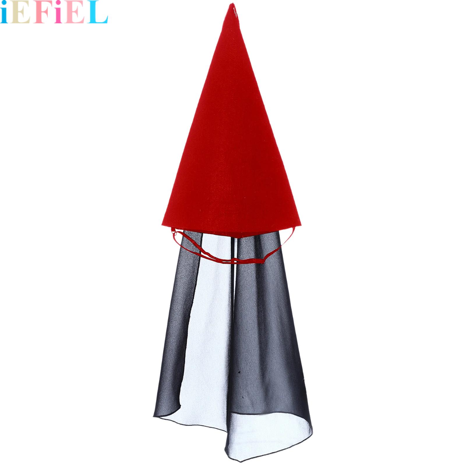 Party Hat Cone - Cappello Medievale da Donna con Velo