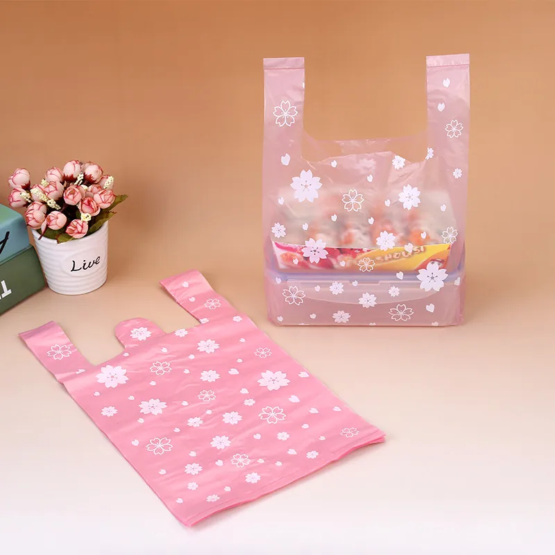 Event Party Shop - 100 pz/borsa Pink Sakura Vest Bag