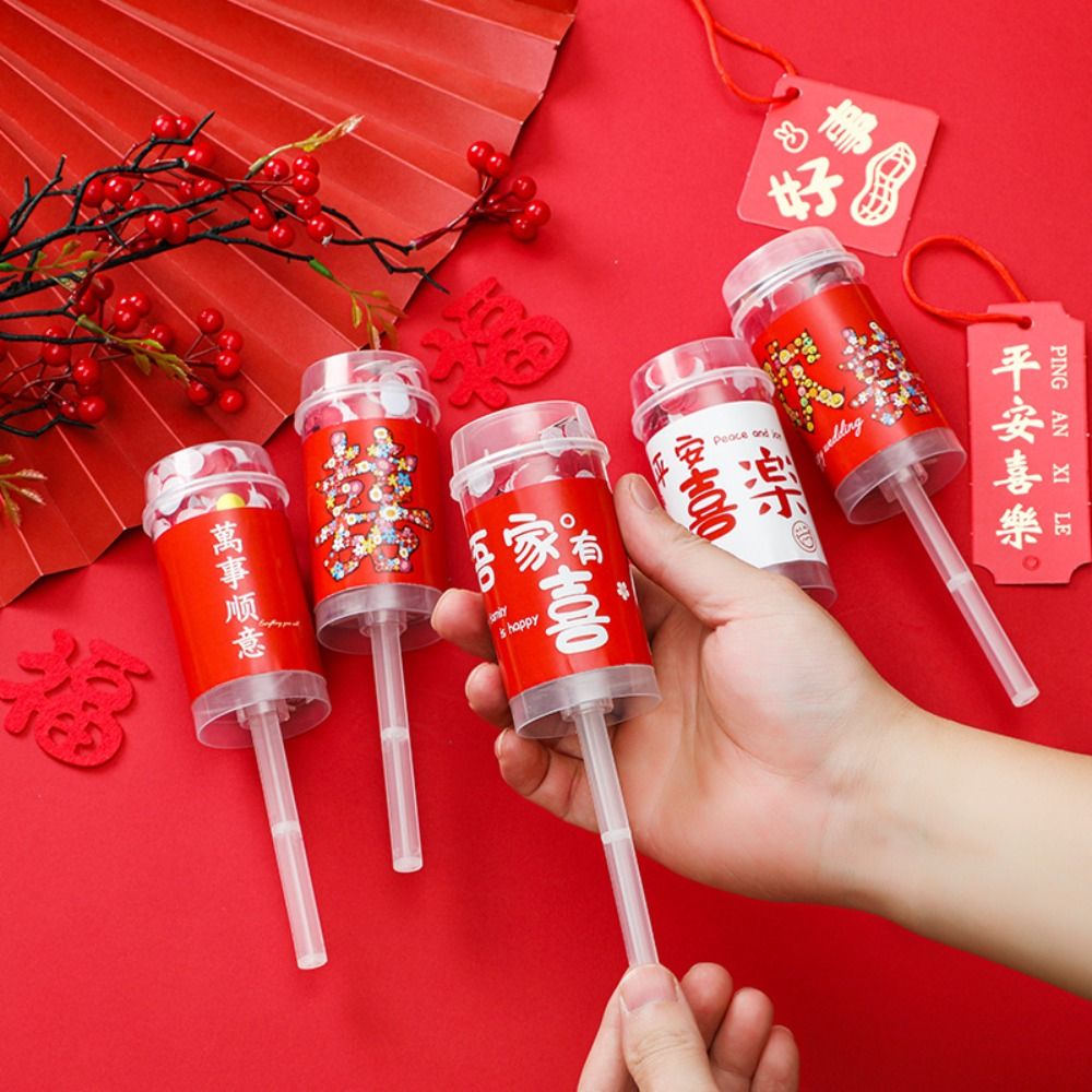 Confetti Cannon Tube - Mini Spruzzatore Portatile per Coriandoli, Tubo