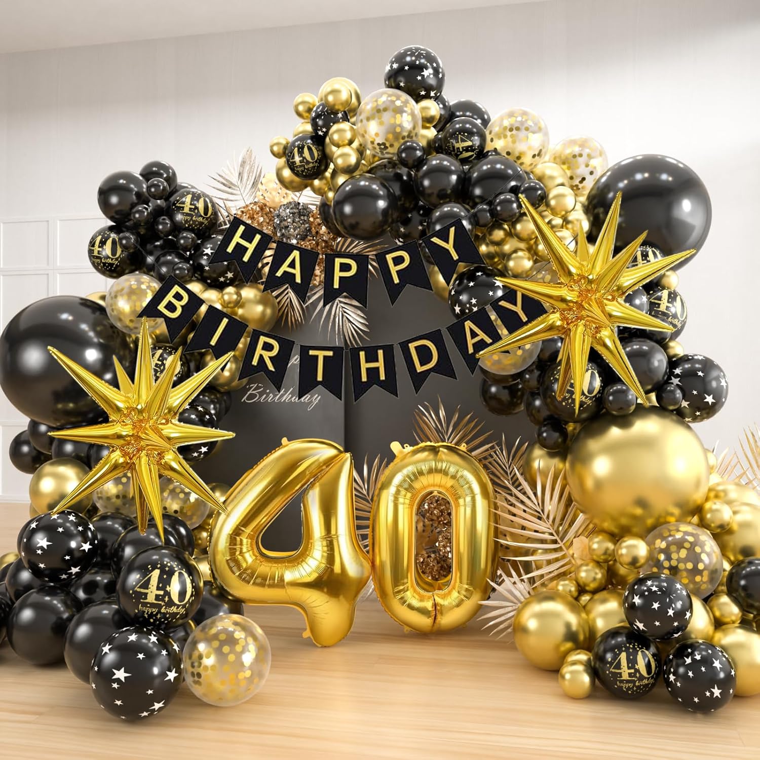 Balloon Arch Kit - Kit Arco di Palloncini Neri e