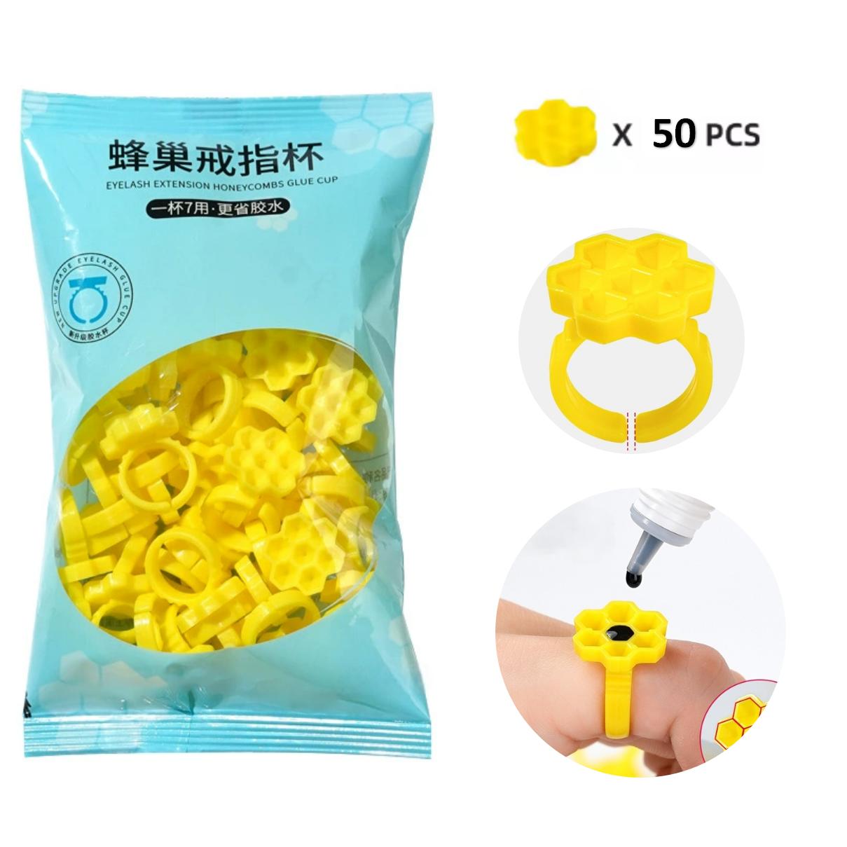 Plastic Cup 50Pcs - 50 Pezzi Anelli Porta Colla a