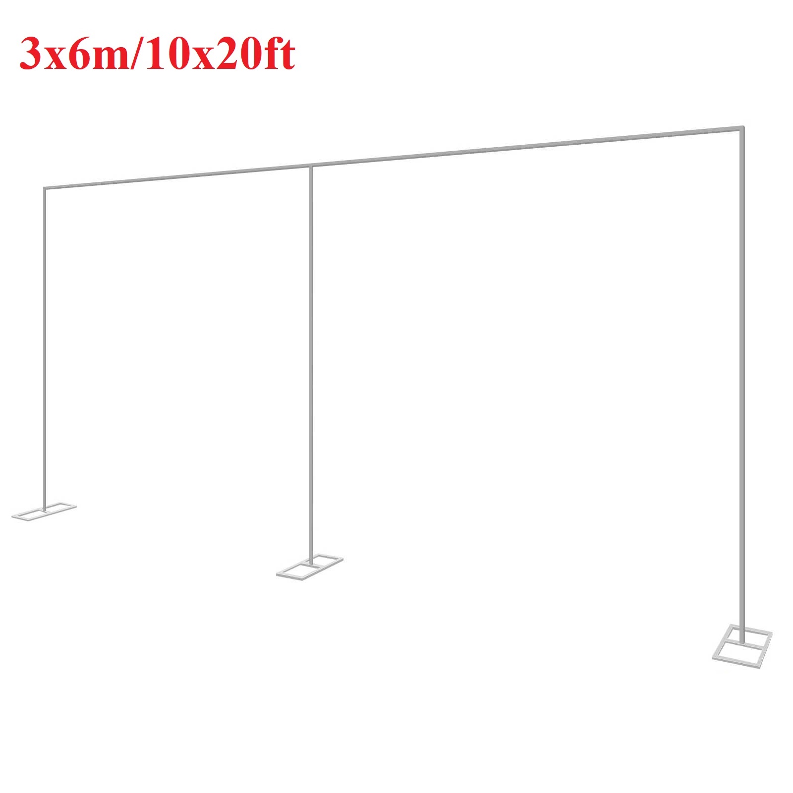 Balloon Arch Kit - 3x6m/10x20ft Metallo Arco di Nozze Stand