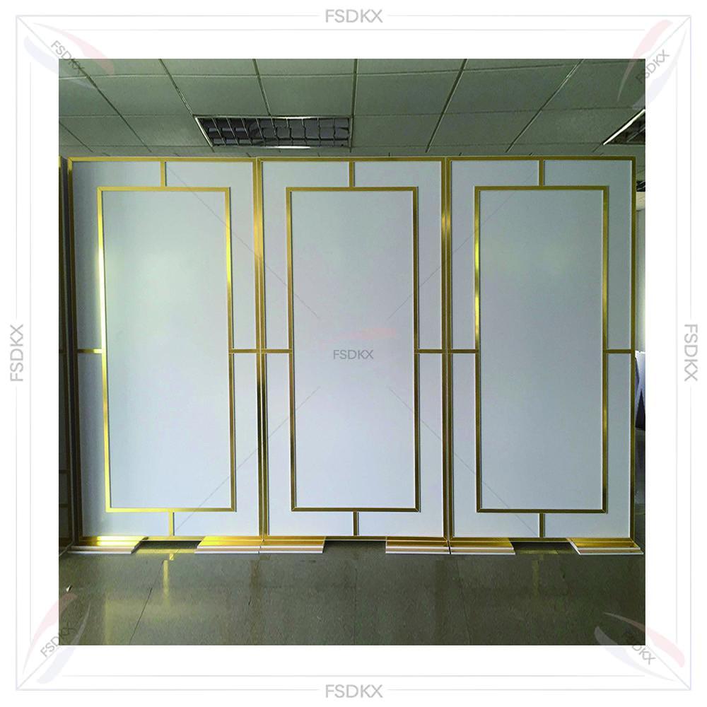 Event Party Supply Rental - Fondale in PVC Lucido Dorato per