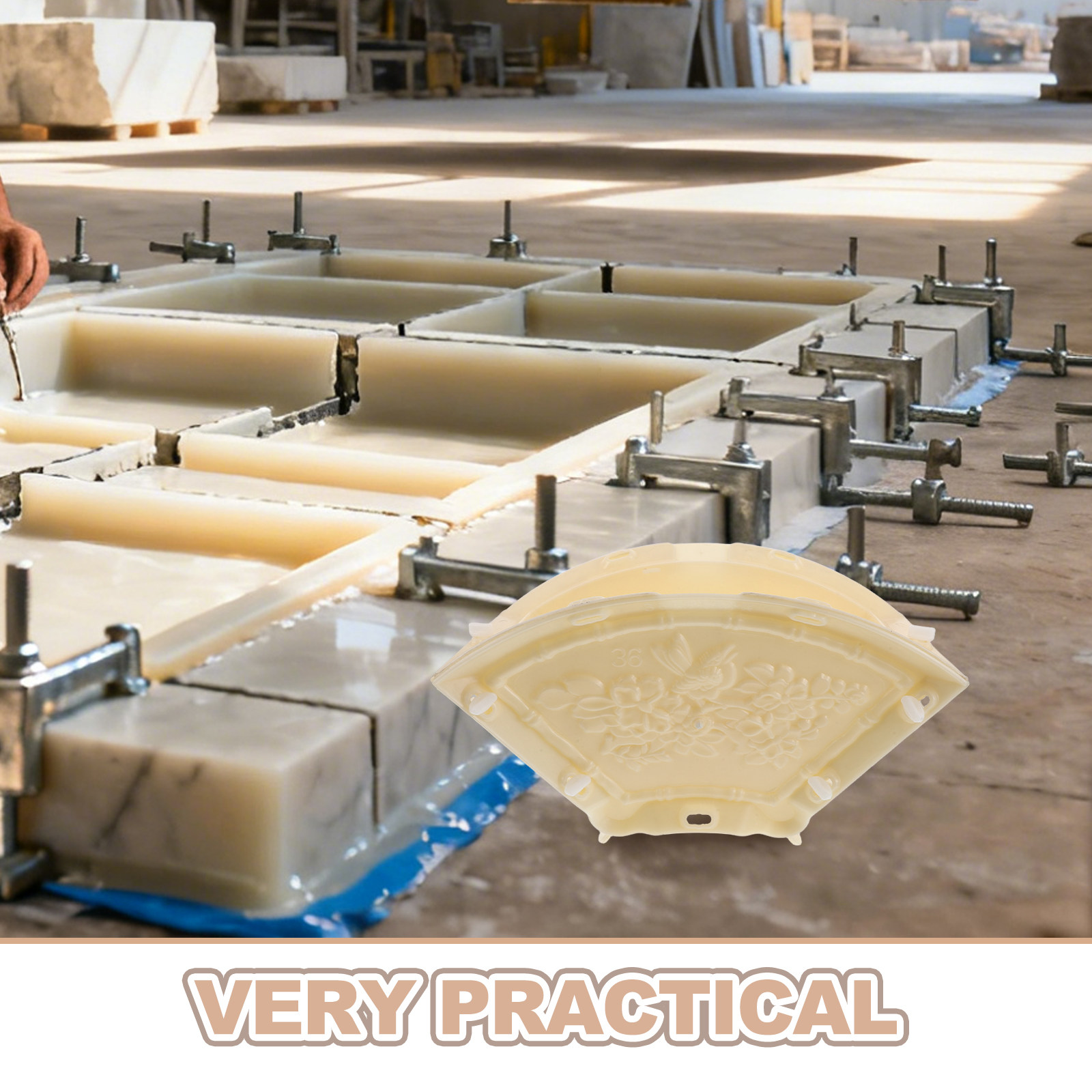 Stampo per Scultura da Giardin - Flower Wall Panel recensione e prezzo