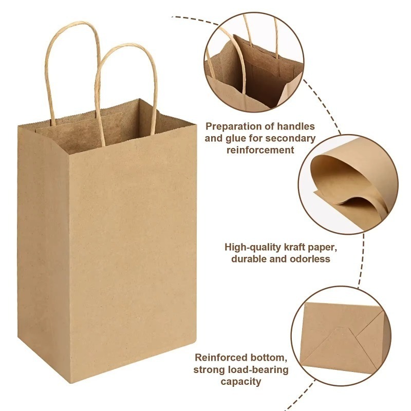 5/10 sacchetti di carta Kraft  - Event Party Shop recensione e prezzo