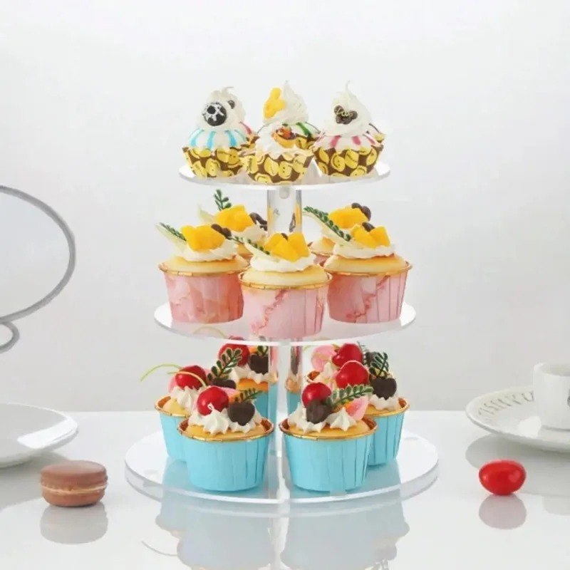 Porta cupcake in acrilico tras - Cupcake Stand Tier recensione e prezzo