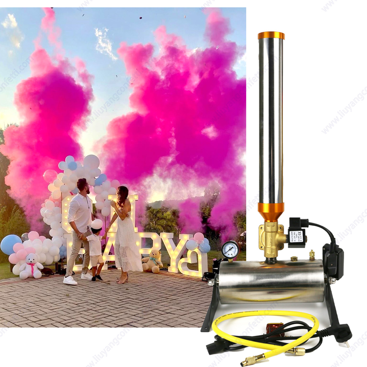 Macchina elettrica per polvere - Confetti Cannon Tube recensione e prezzo