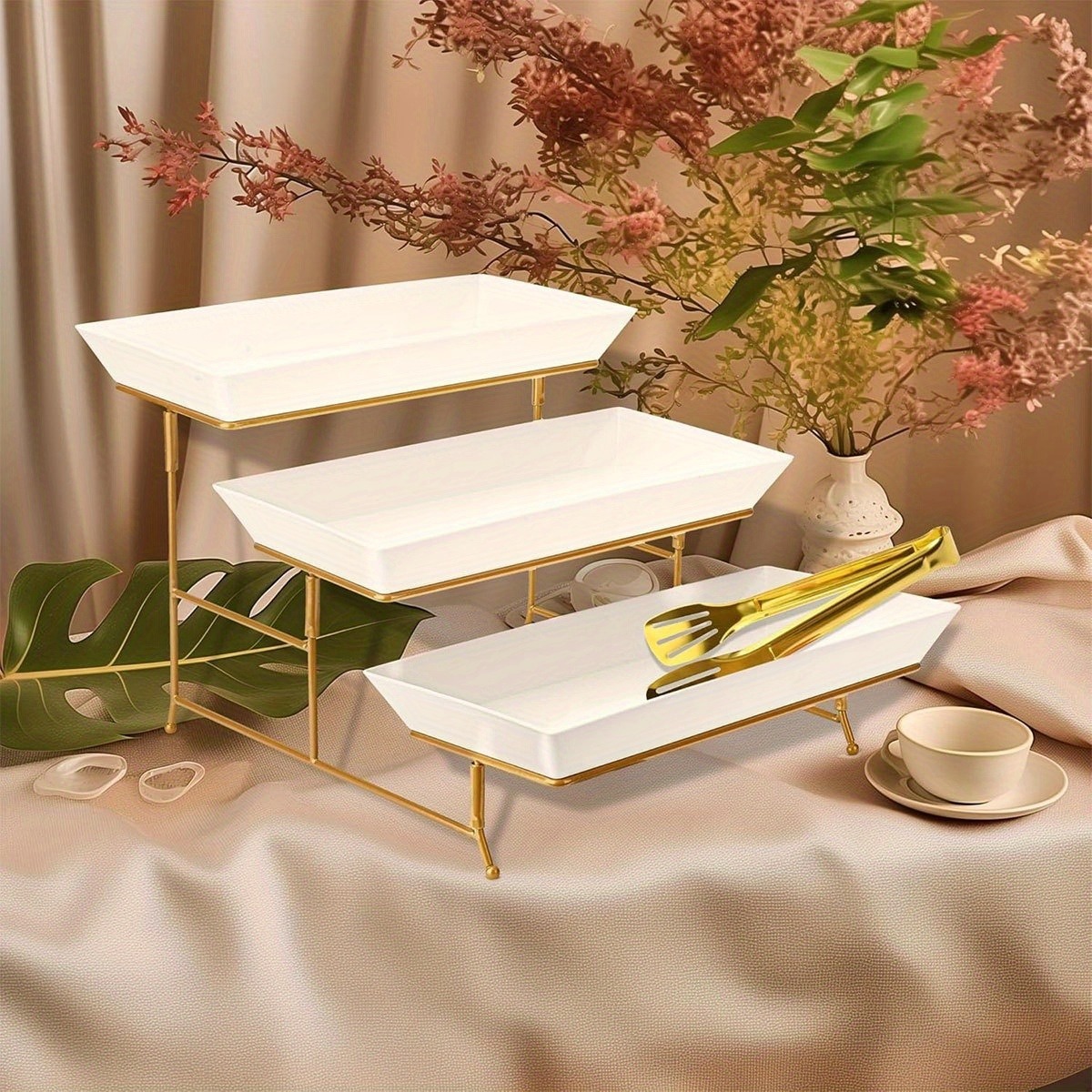 Alzata a più livelli bianca co - Cupcake Stand Tier recensione e prezzo