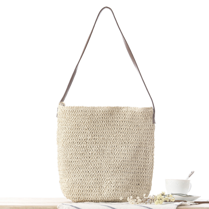 Borsa a tracolla in paglia int - Paper Straw Color recensione e prezzo