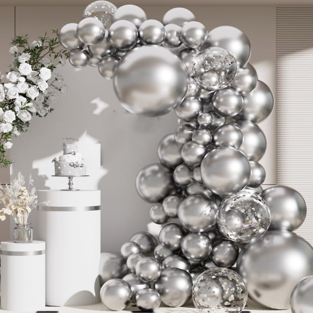 68 pezzi palloncini argento me - Balloon Arch Kit recensione e prezzo
