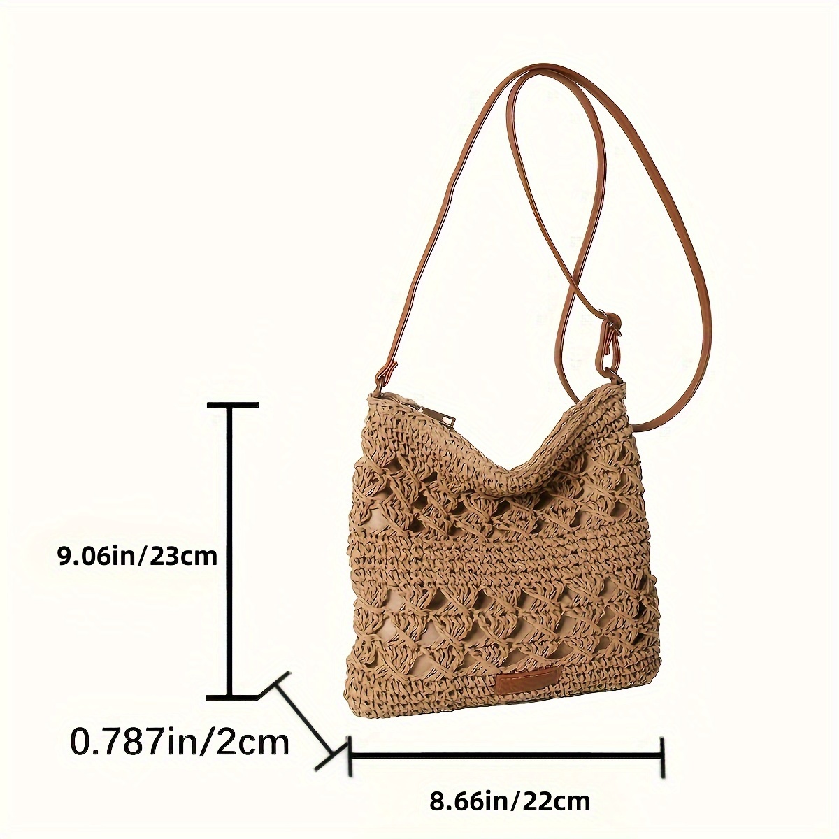 Borsa a tracolla chic in pagli - Paper Straw Color recensione e prezzo