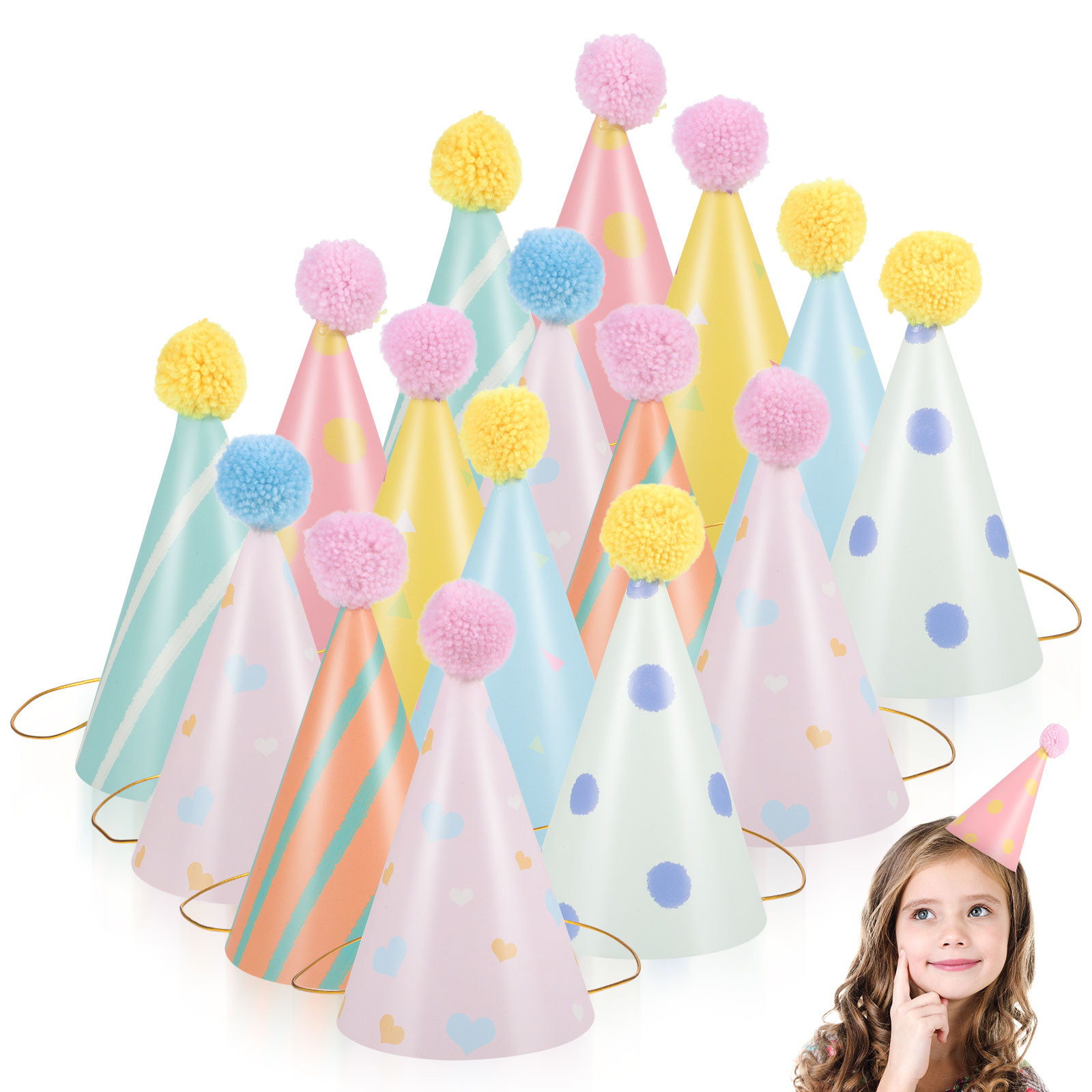 Cappelli di carta per complean - Party Hat Cone recensione e prezzo