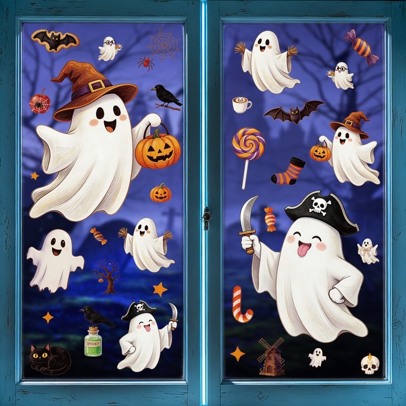 Adesivi di Halloween per vetri - Party Event Supply Store recensione e prezzo
