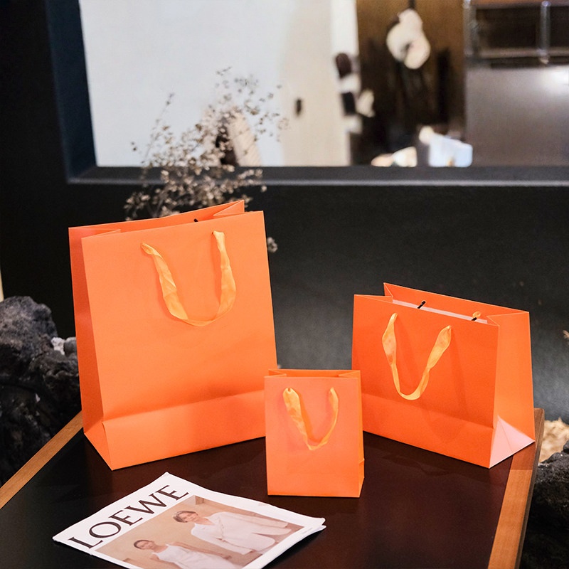 10 Sacchetti Shopper Arancioni - Event Party Shop recensione e prezzo