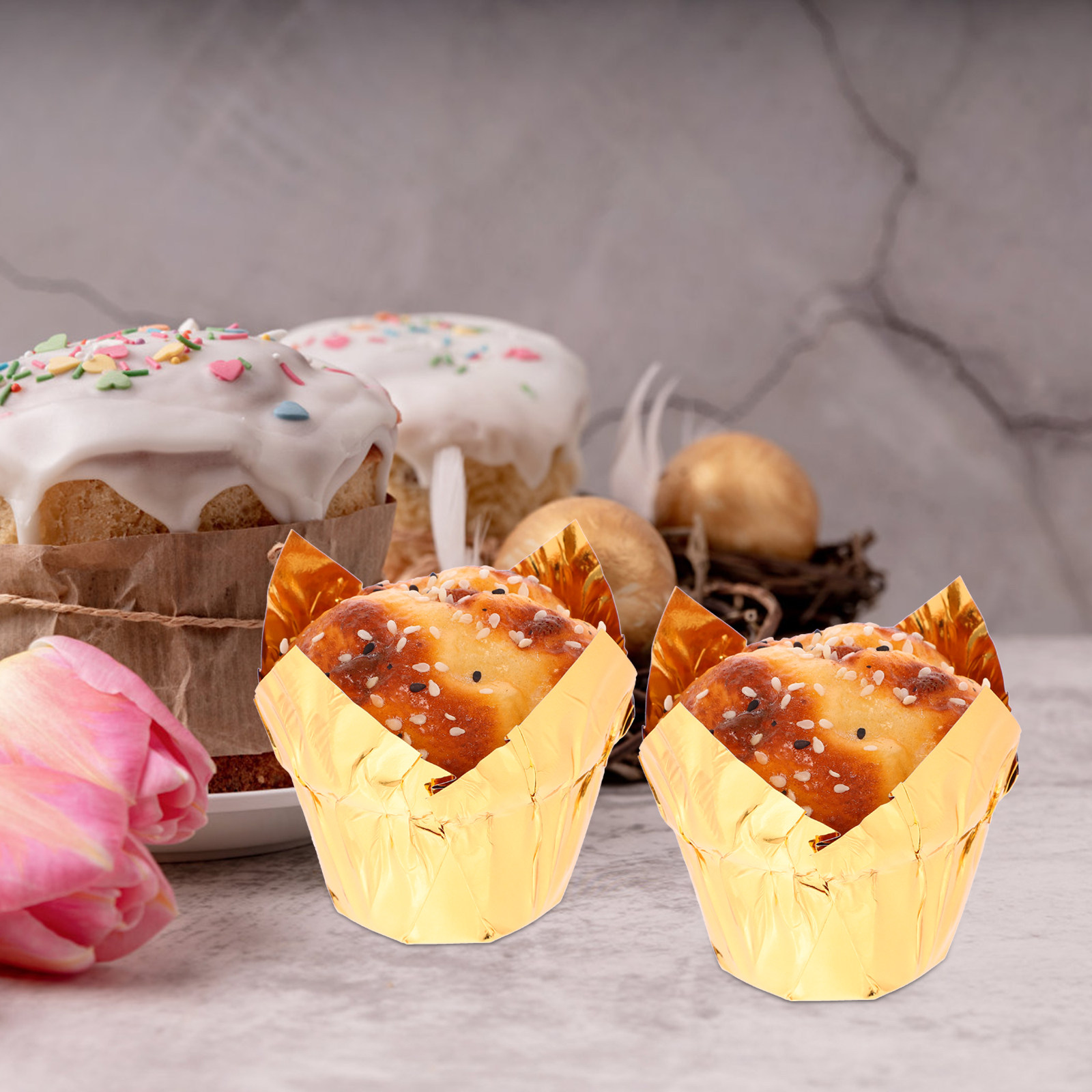 50 Pezzi di Stampi per Muffin  - Plastic Cup 50Pcs recensione e prezzo