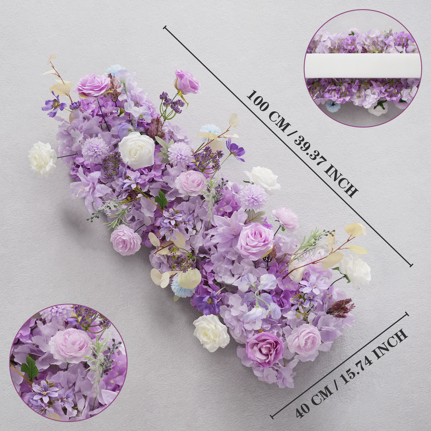 Uflower Viola Fiori Artificial - Flower Wall Panel recensione e prezzo