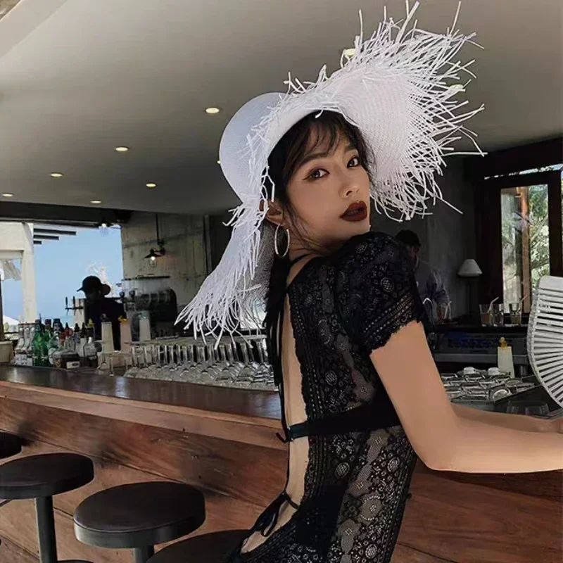 Nuova estate a tesa larga tint - Paper Straw Color recensione e prezzo