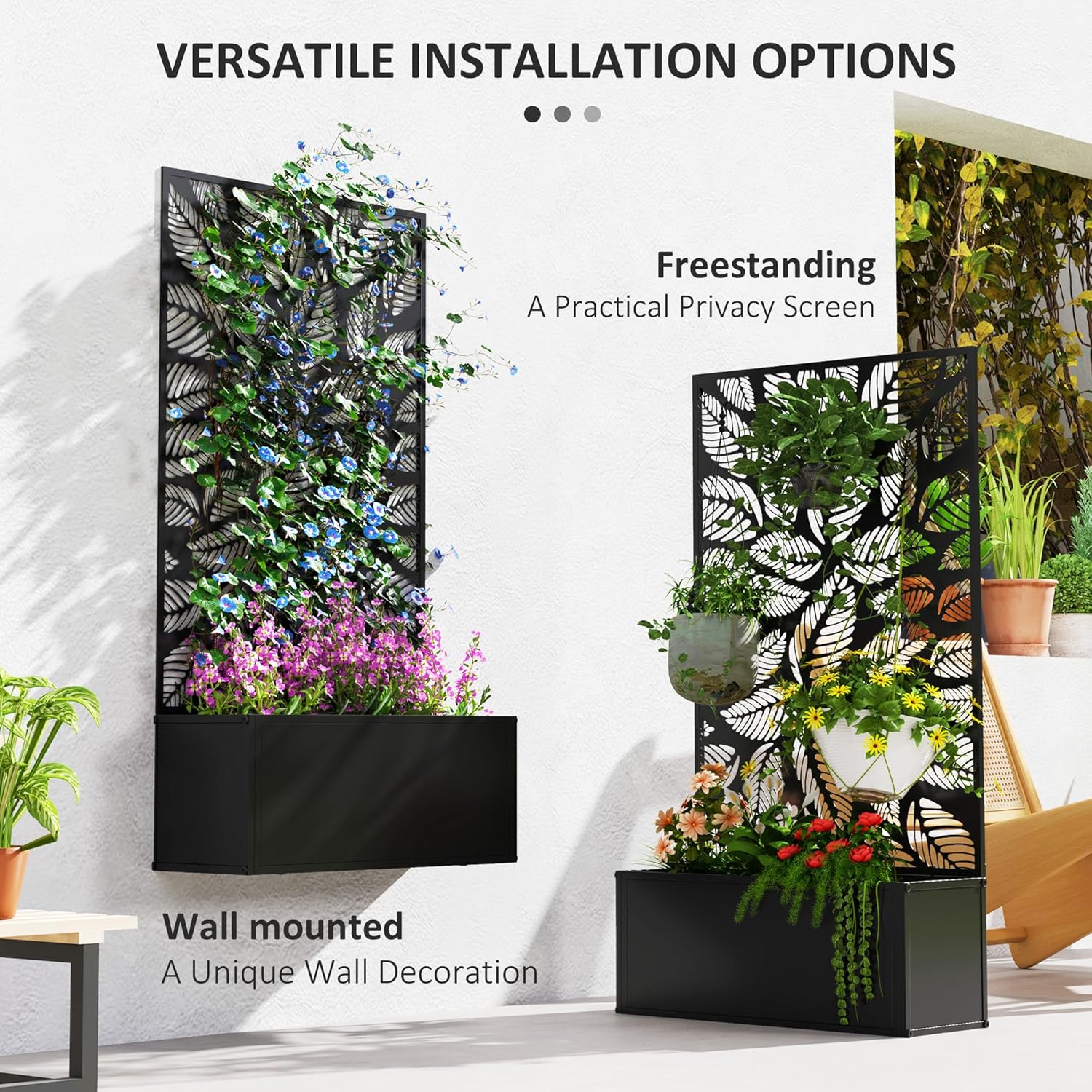 Fioriera Rialzata in Metallo c - Flower Wall Panel recensione e prezzo