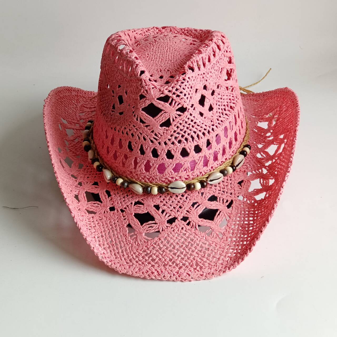 Cappello da cowboy rosa in pag - Paper Straw Color recensione e prezzo