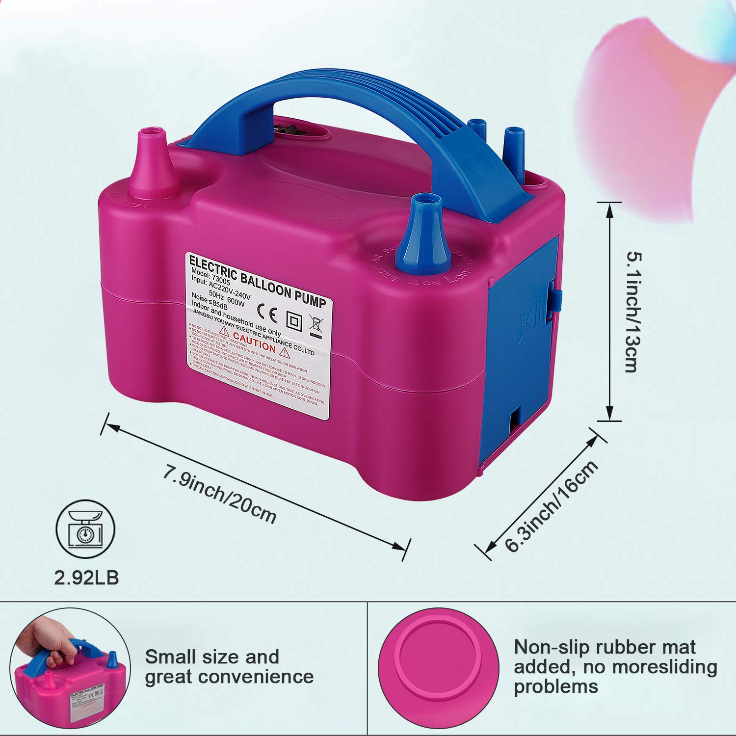 Pompa Elettrica Portatile per  - Balloon Pump Hand recensione e prezzo